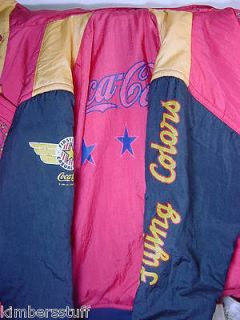 Vintage 1987 Coca Cola Hooded Jacket, Flying Colors Coke Label