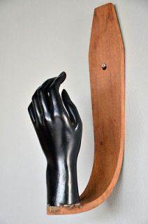 blk wall display old lady mannequin hand part prop jewelry