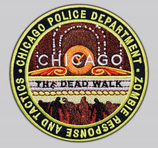 chicago police patch zombie response and tactics the walking dead