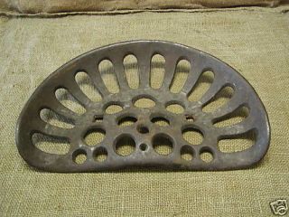 vintage cast iron tractor seat old antique farm seats time