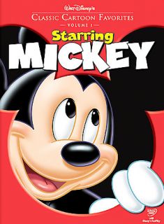 Walt Disneys Classic Cartoon Favorites Starring Mickey DVD, 2005 