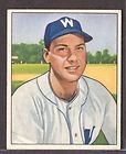 1950 Bowman 53 Clyde Vollmer PSA 8 Washington Senators