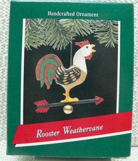 hallmark ornament 1989 rooster weathervane  12 99