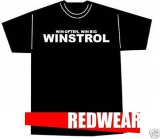 win often win big winstrol steroid t shirt from redwear more options 