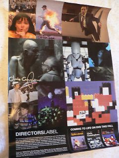 Newly listed Dave Grohl Foo Fighters Directors label signed x 4 poster