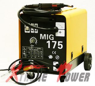   Feed 160AMP MIG 175 110V Flux Core Welding Machine Gas No Gas Welder