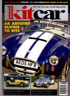 kit car magazine 5 07 ak cobra westfield v8 mg