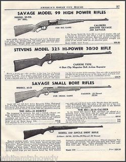 1948 savage model 99 325 hi power 23 d 219