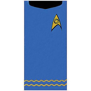 Star Trek Spock Beach Shower Towel 29 x60 100% cotton Sciences Blue