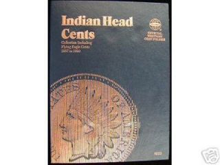 indian head penny 1857 1909 whitman coin folder time left