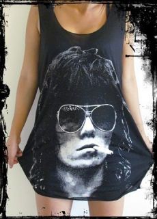 Keith Richards Vest** Free Size Tank Top Singlet T Shirt **Sizes S 