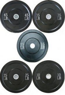 wright rubber 260 lb black solid bumper plate set time
