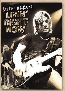 Keith Urban   Livin Right Now (DVD, 200