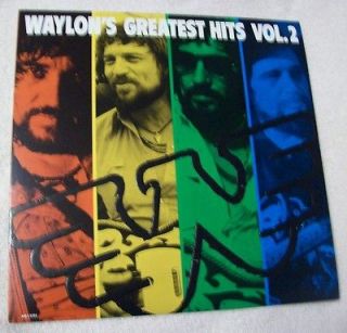 Waylon Jennings LP GREATEST HITS Volume 2 Rare MINT record 1984