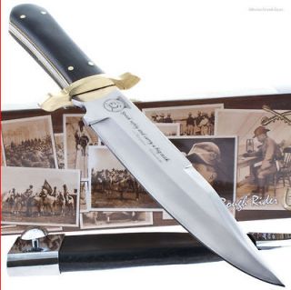 Newly listed Rough Rider Teddy Roosevelt Large Heavy Bowie Knife NIB