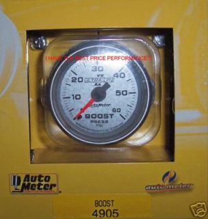 autometer 4905 ultra lite ii mech boost gauge 0 60