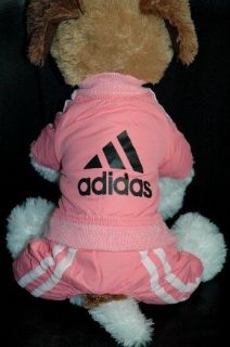 adidas pink dog track suit super cute more options size