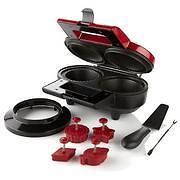 Wolfgang Puck Bistro 900 Watt 8 piece Red Pie and Pastry Maker with 