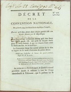 decree of the national convention french revolution 1793 time left
