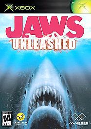 jaws unleashed w case works xbox game free us shipping