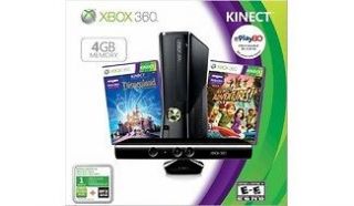 Brand New Xbox 360 4 GB Kinect Holiday Bundle (Disneyland & Kinect 