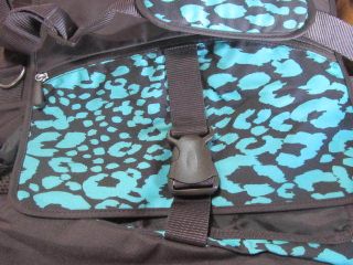 Pottery Barn Teen Gear Up Pool Cheetah Messenger Bag New 