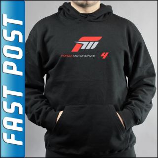 Forza 4 Motorsport Racing Game Black Hoodie Top Xbox 360 Adult and 