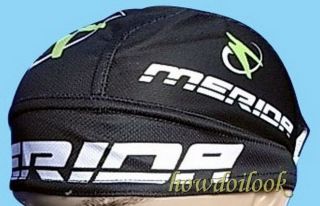 MERIDA TEAM BLACK RACING BIKE ROAD CYCLING RIDING BANDANA HAT CAP 