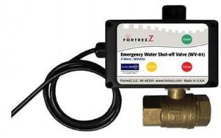 FortrezZ WV 01 Wireless Z Wave Water Valve 1   get insurance discount 