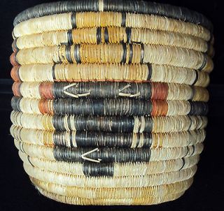Newly listed Solid Handmade Hopi Coiled Basket Kachina Masks 