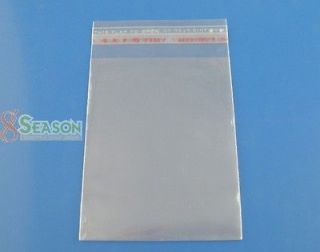 200pcs clear self adhesive seal plastic bags 7x10cm from china
