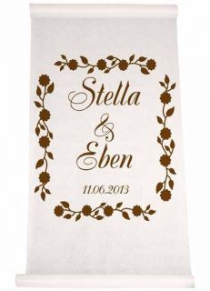   Custom Color Eclipse in the Moment Wedding Aisle Runner 36 x 100