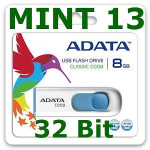   Linux 13 OS 32 Bit 8GB USB Drive Desktop PC or Laptop + BONUS App CD
