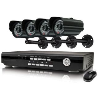   SWA43 D2C5 Alpha Series H 264 4 Channel DVR with 4 Cameras