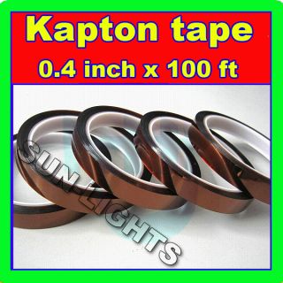   Kapton Tape for BGA 10mm 0 4 inch Wide x 100 Feet Long