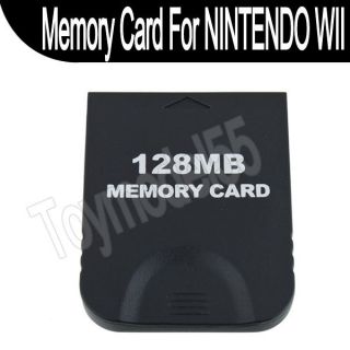 128MB 128 MB 128M Memory Card for Nintendo Wii GameCube Black