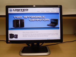 HP L1908W 19 Widescreen LCD Monitor Black Silver 30 Day Warranty