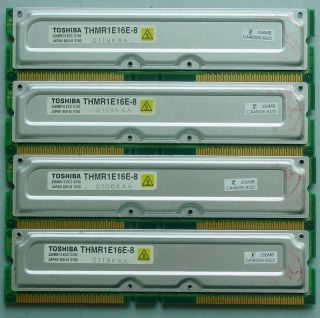 Rambus RDRAM 1GB 256MBX4 PC800 45 Memory Dell 8100 8200