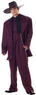 Deluxe Zoot Suit Roaring 20s Costume includes Double Knit Poly Jacket 
