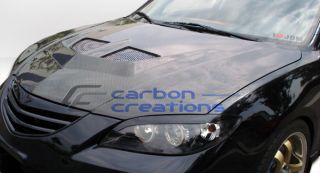 2004 2009 Mazda 3 4dr Carbon Creations EVO Hood