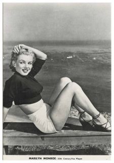 Marilyn Monroe 20th Century Fox Player Postcard