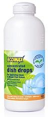 ECOMAX Dish Drops *Natural Pure Organic Dishwashing Liquid Detergent 