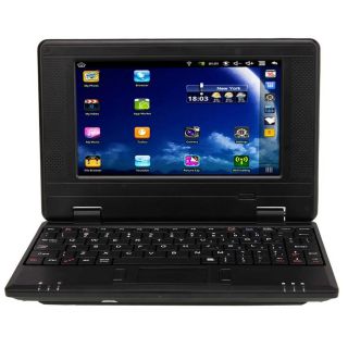 New 7 Via 8650 Mini Netbook Laptop Android 2 2 800MHz 256MB 4GB WiFi 