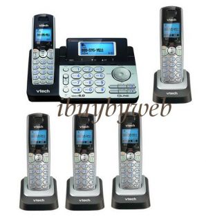 vtech ds6151 dect 6 0 2 line cordless phone 4 ds6101 total of 5 phones 