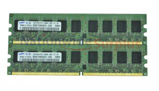 Samsung 2GB 2 x 1GB PC2 5300E DDR2 667MHz ECC Server Memory 