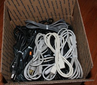 Lot of 25 3 Prong 6ft AC Power Cord Cables For PC Desktop Computer 