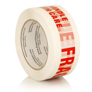 36 Roll Case White Red Fragile Marking Box Tape Shipping Packing 2 2 