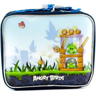 ANGRY BIRDS Game 3D Graphics School LUNCH TOTE Bag Box Sack Kit