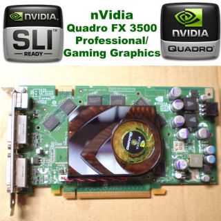 Quadro FX3500 PCI E 256MB 3D Gaming Video Graphics Card