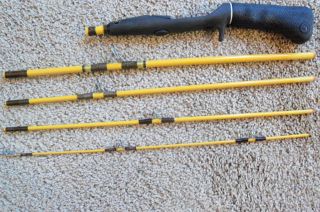 Eagle Claw Casting Rod ,68 Inch 5 Piece Back Pack Rod